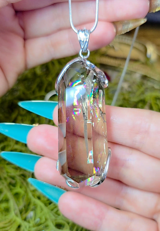 Smokey Citrine Freeform Pendant