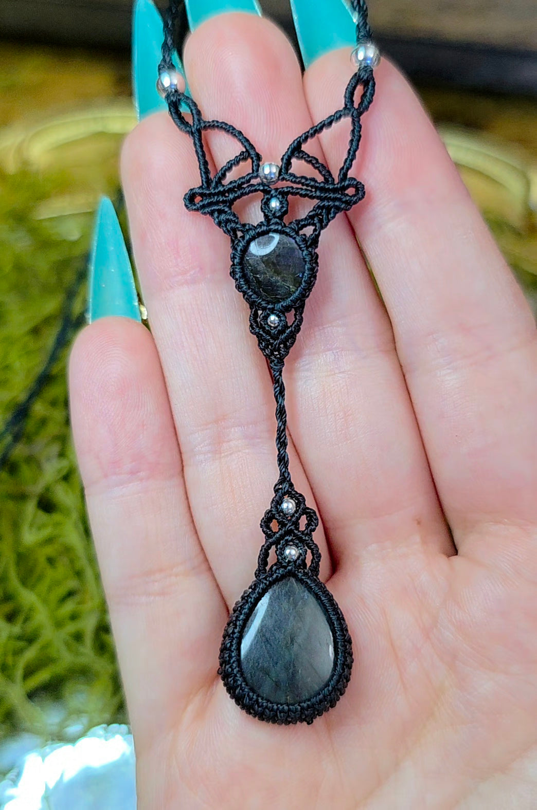 Double Labradorite Wrap Necklace
