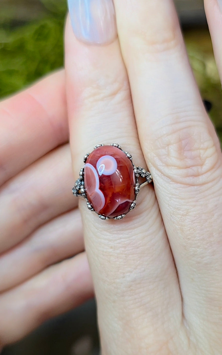 Nanhong Agate Ring C