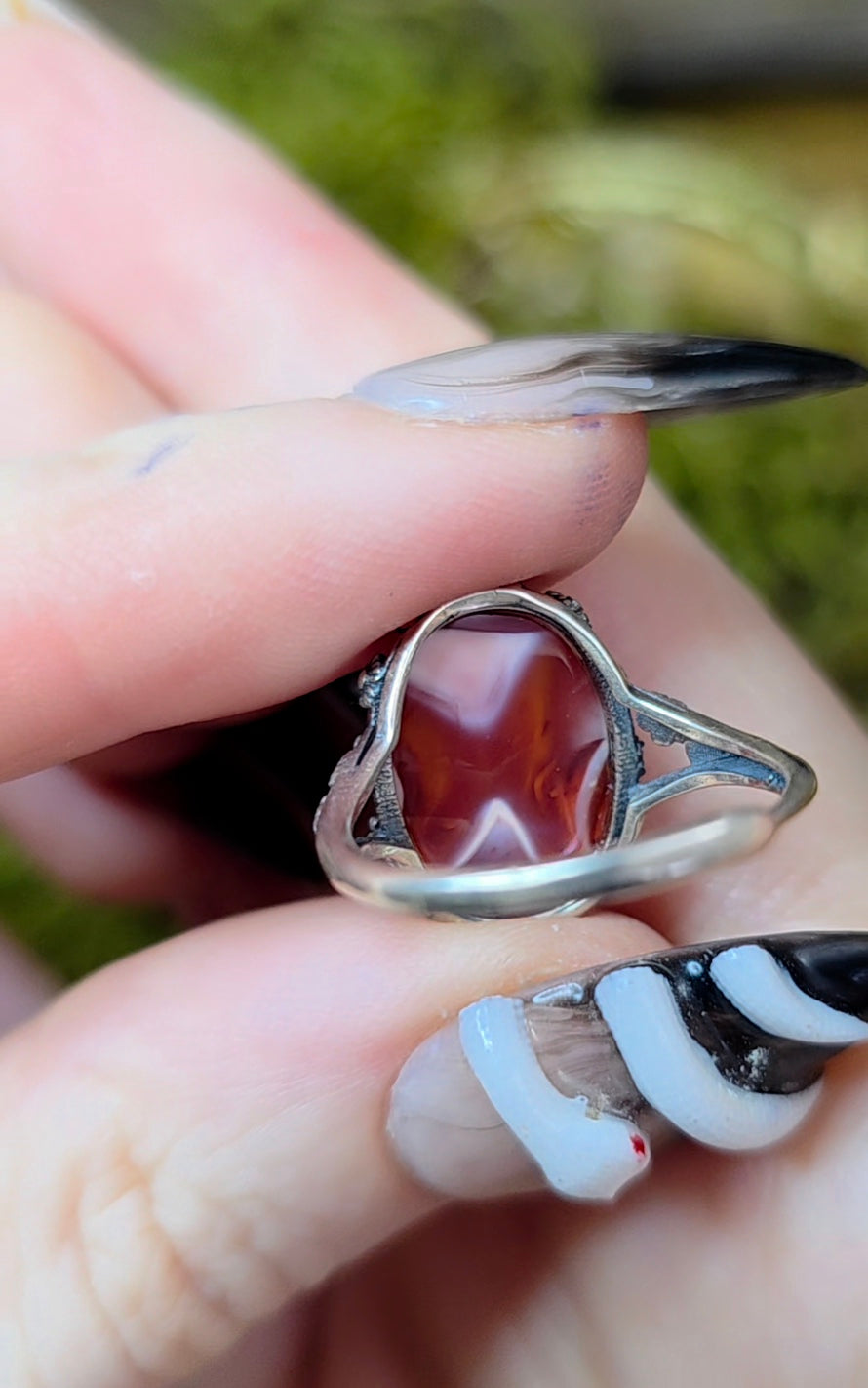 Nanhong Agate Ring C