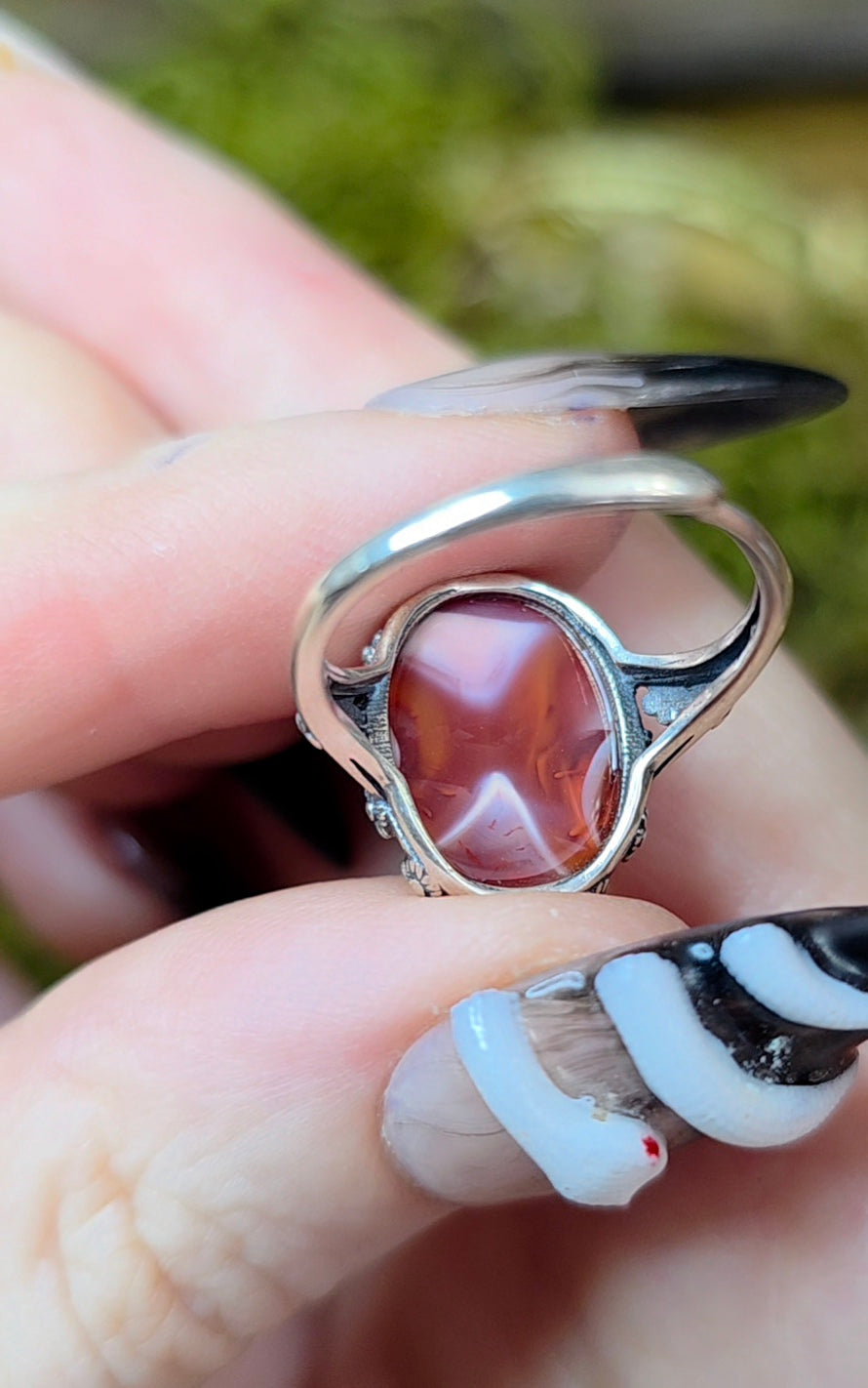 Nanhong Agate Ring C