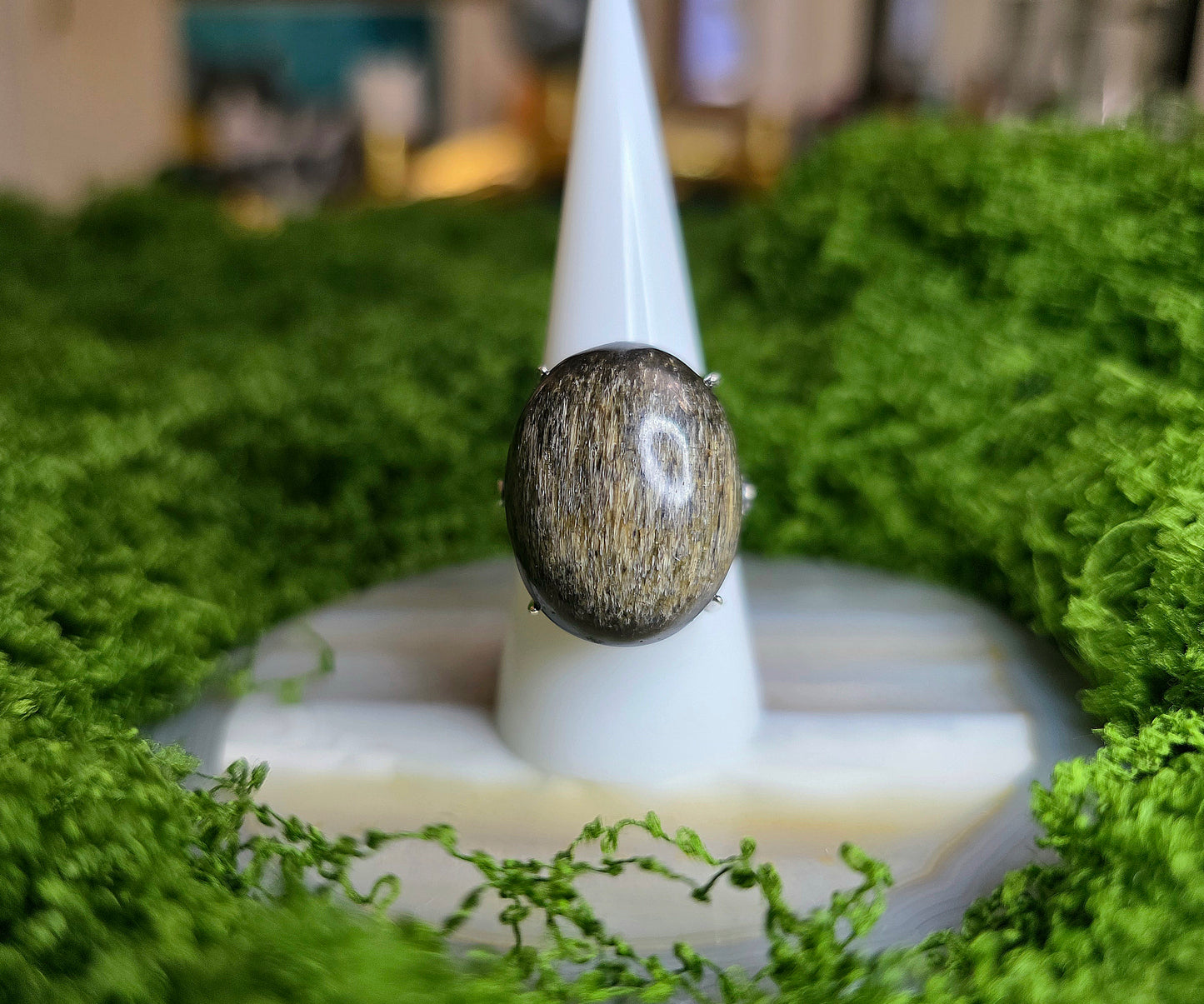 Bronzite Ring