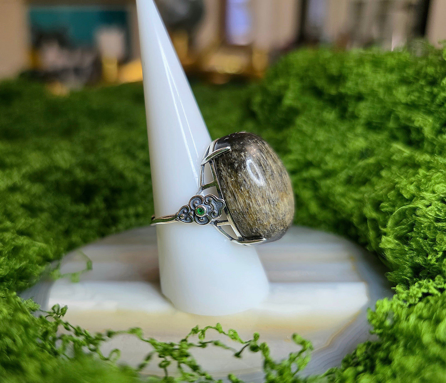 Bronzite Ring