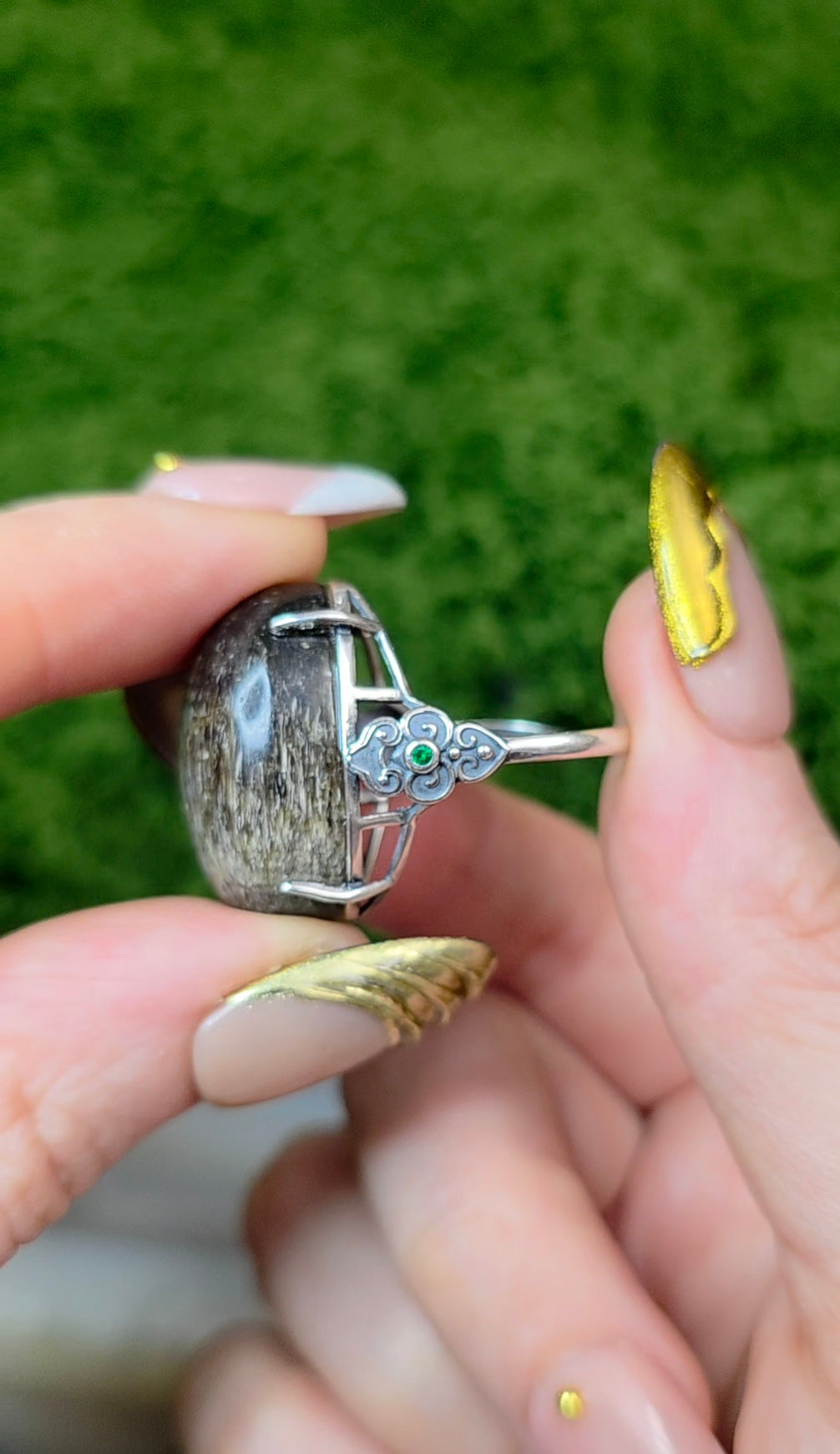 Bronzite Ring