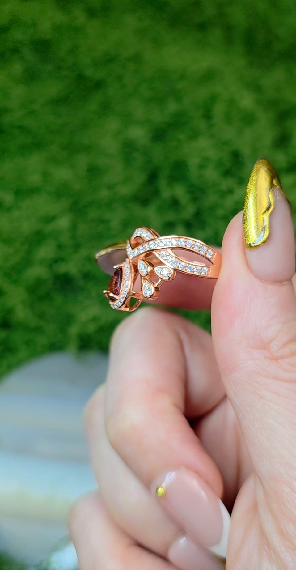 Garnet Princess Ring