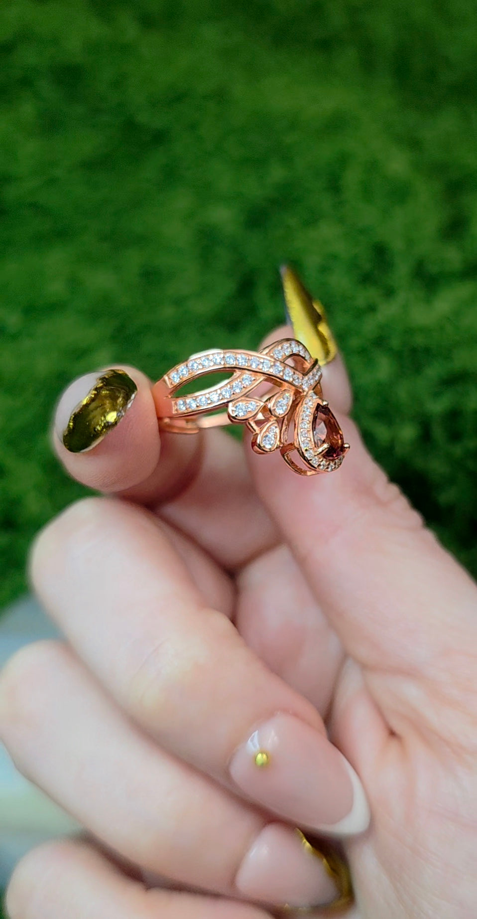Garnet Princess Ring