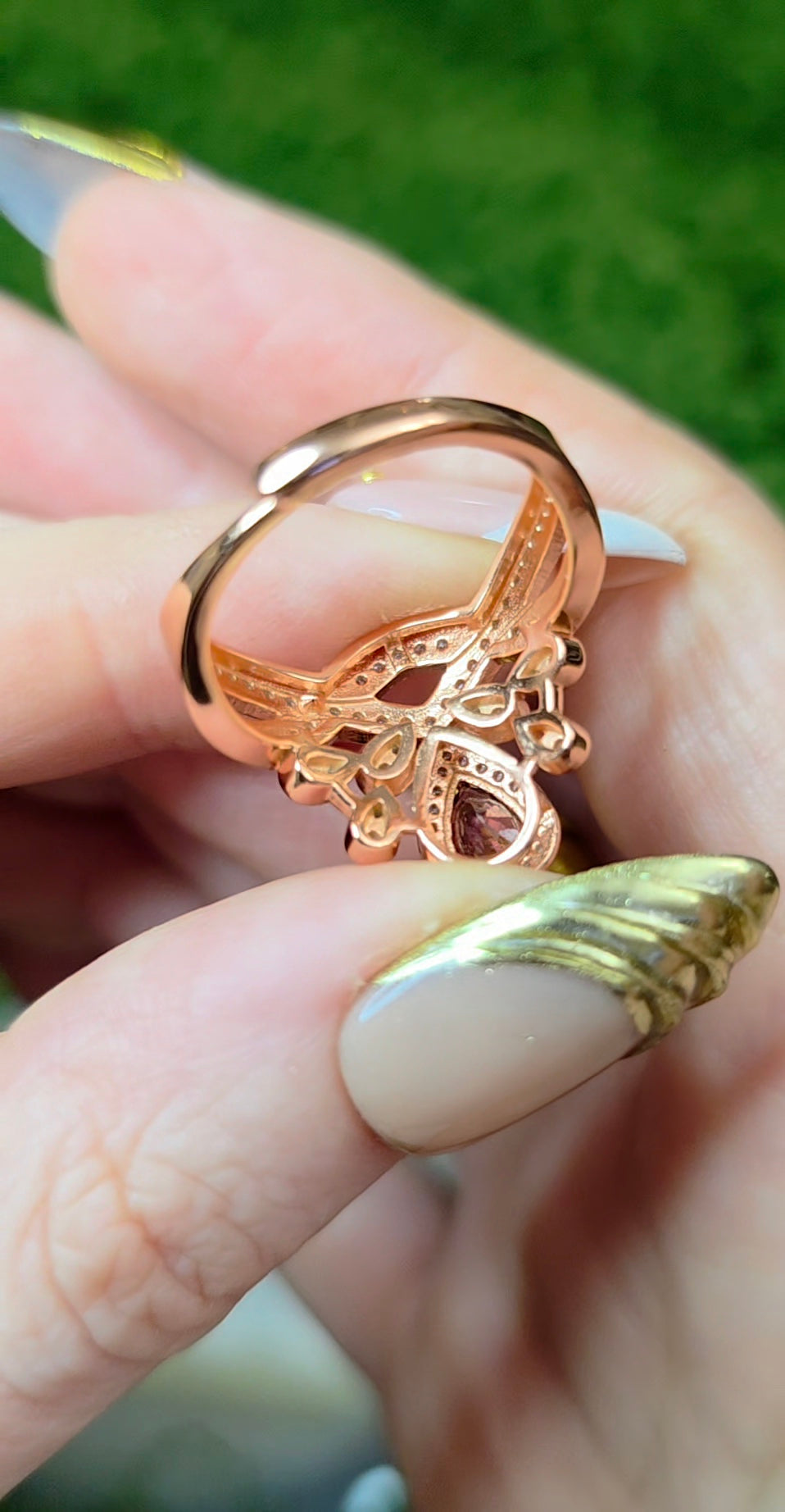 Garnet Princess Ring