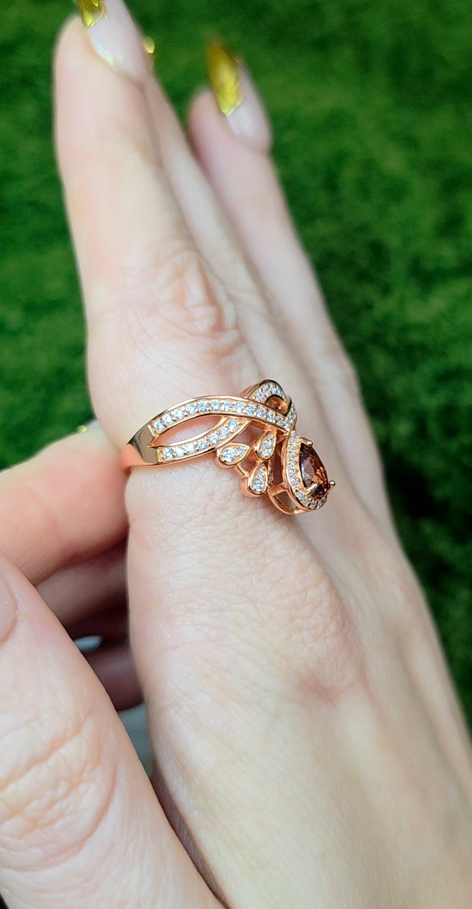 Garnet Princess Ring
