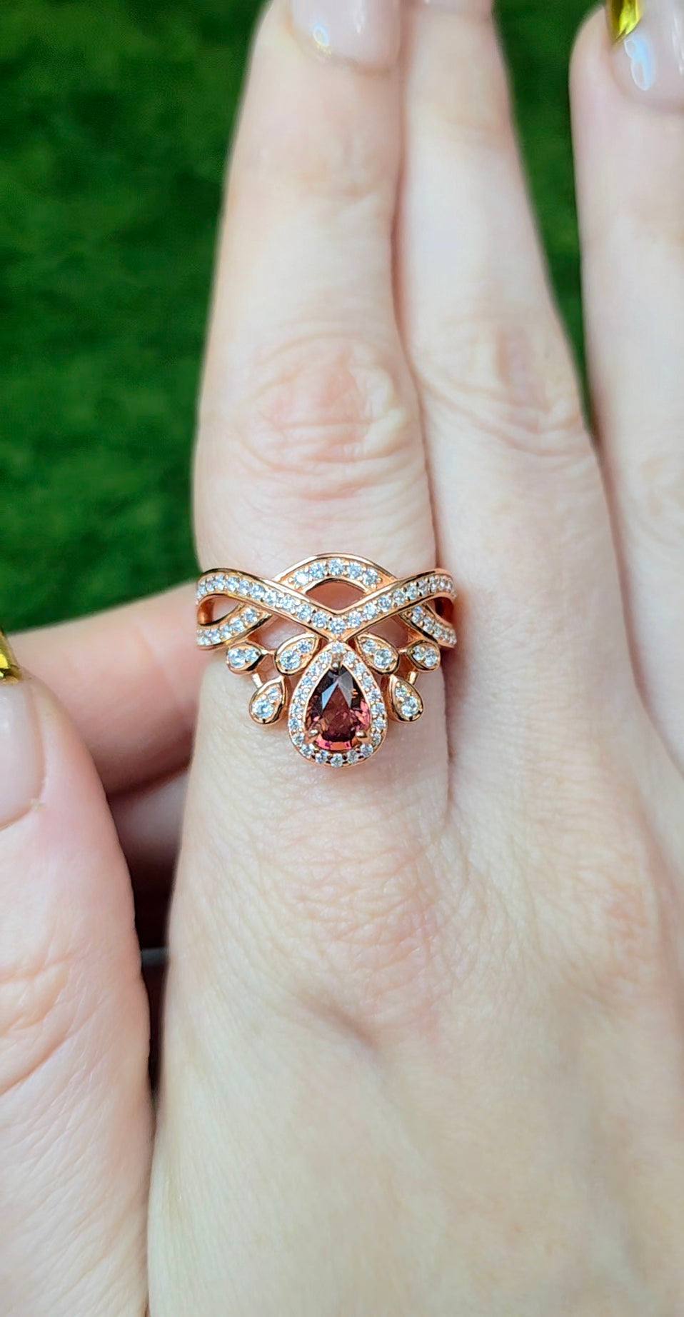 Garnet Princess Ring