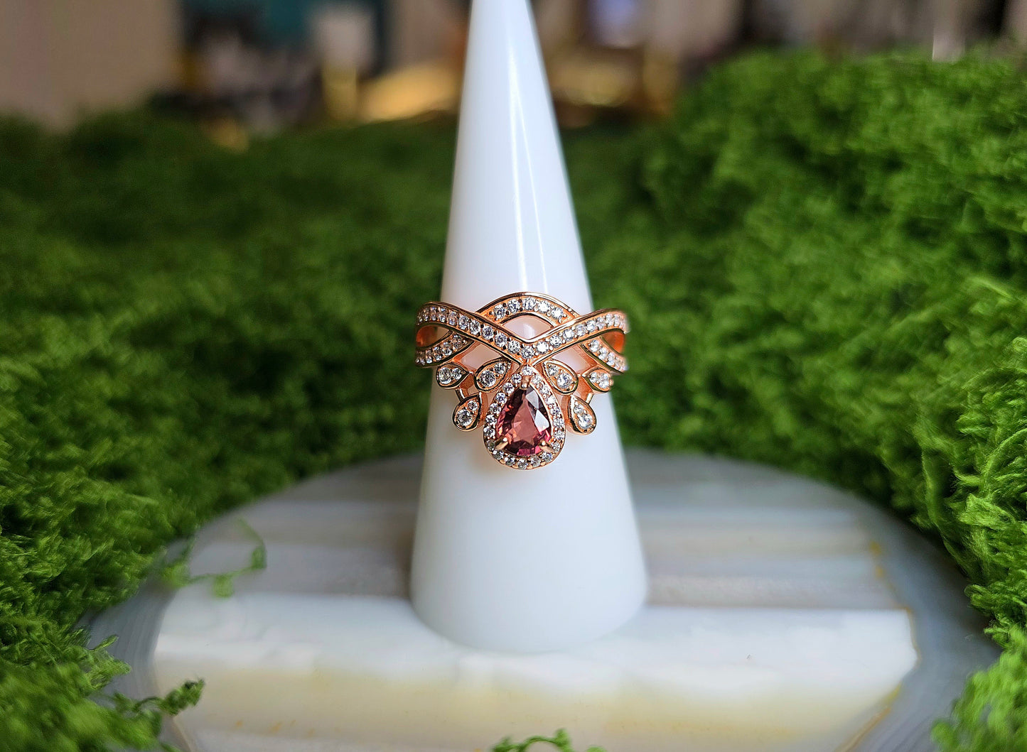 Garnet Princess Ring