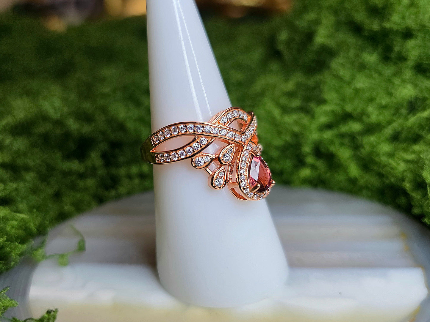Garnet Princess Ring