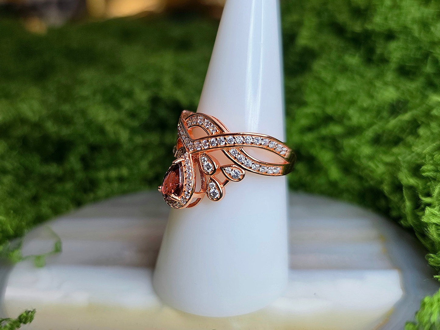 Garnet Princess Ring