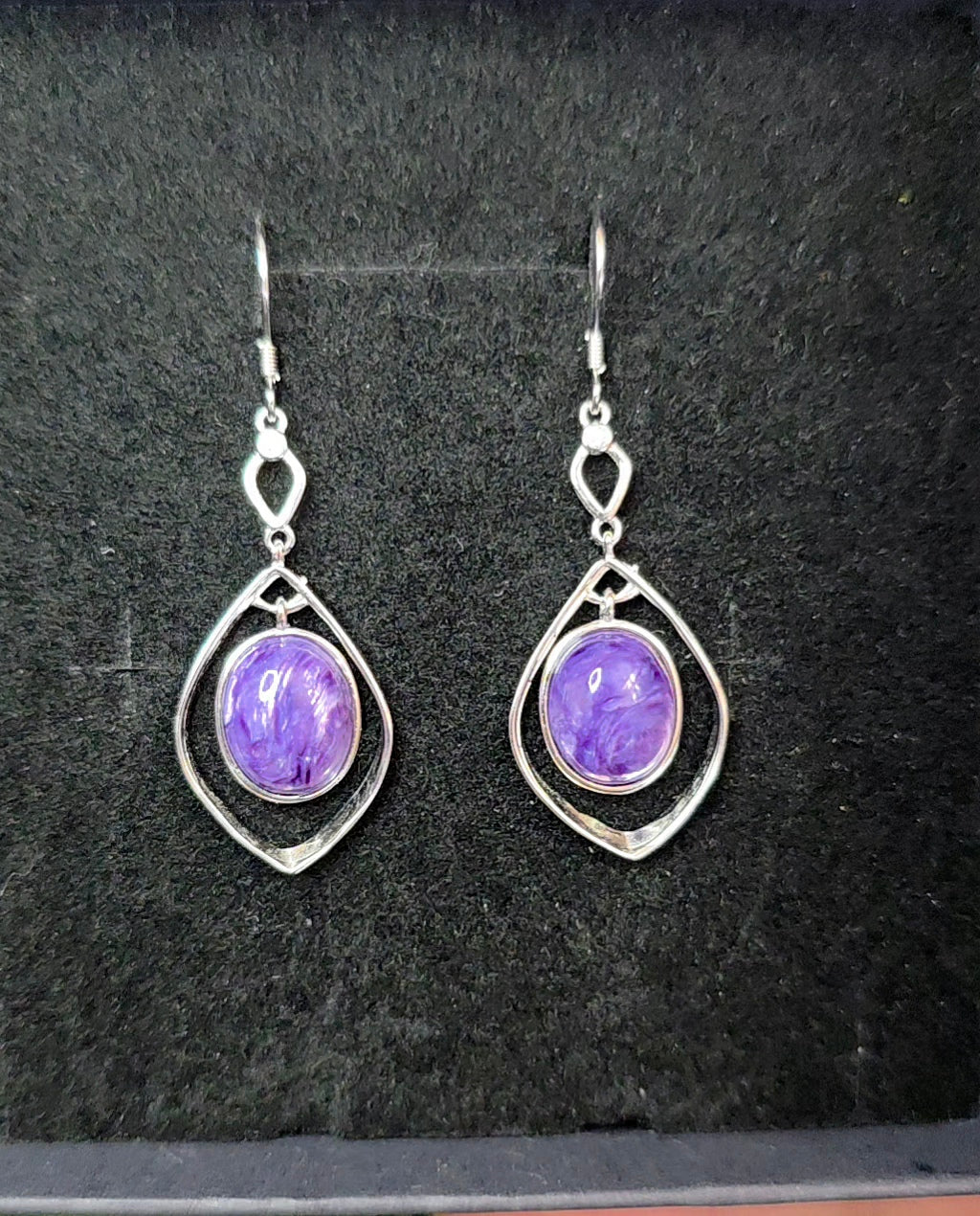 Charoite Earrings