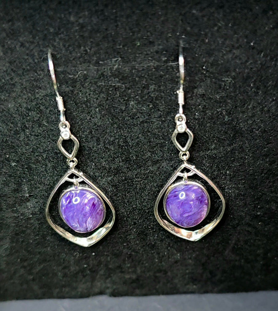 Charoite Earrings