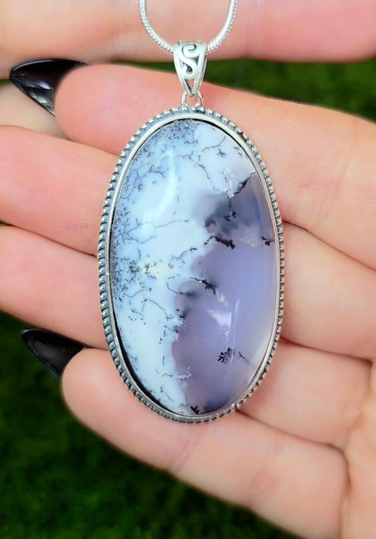 Dendritic Opal Pendant