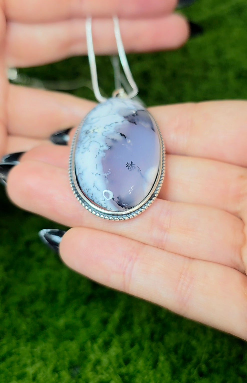 Dendritic Opal Pendant