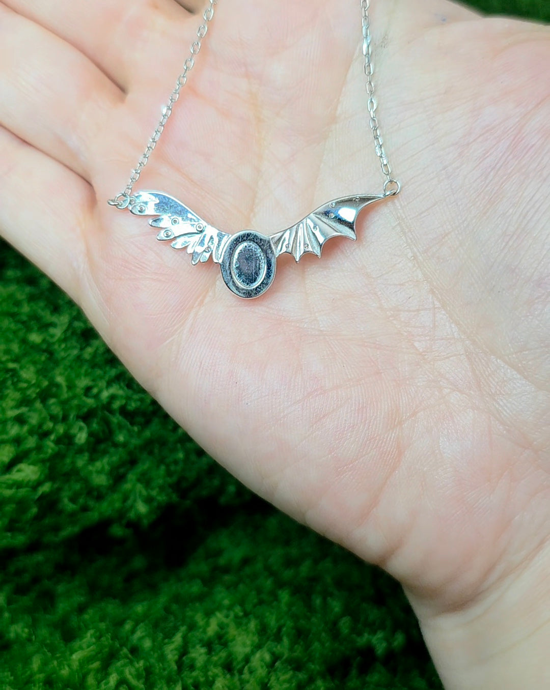 Amethyst Heaven and Hell Necklace