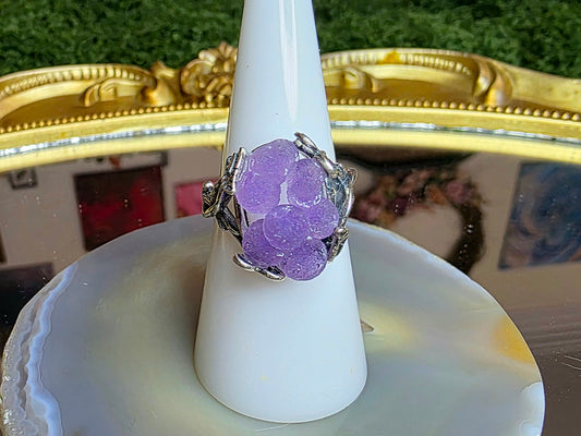Grape Agate Ring A