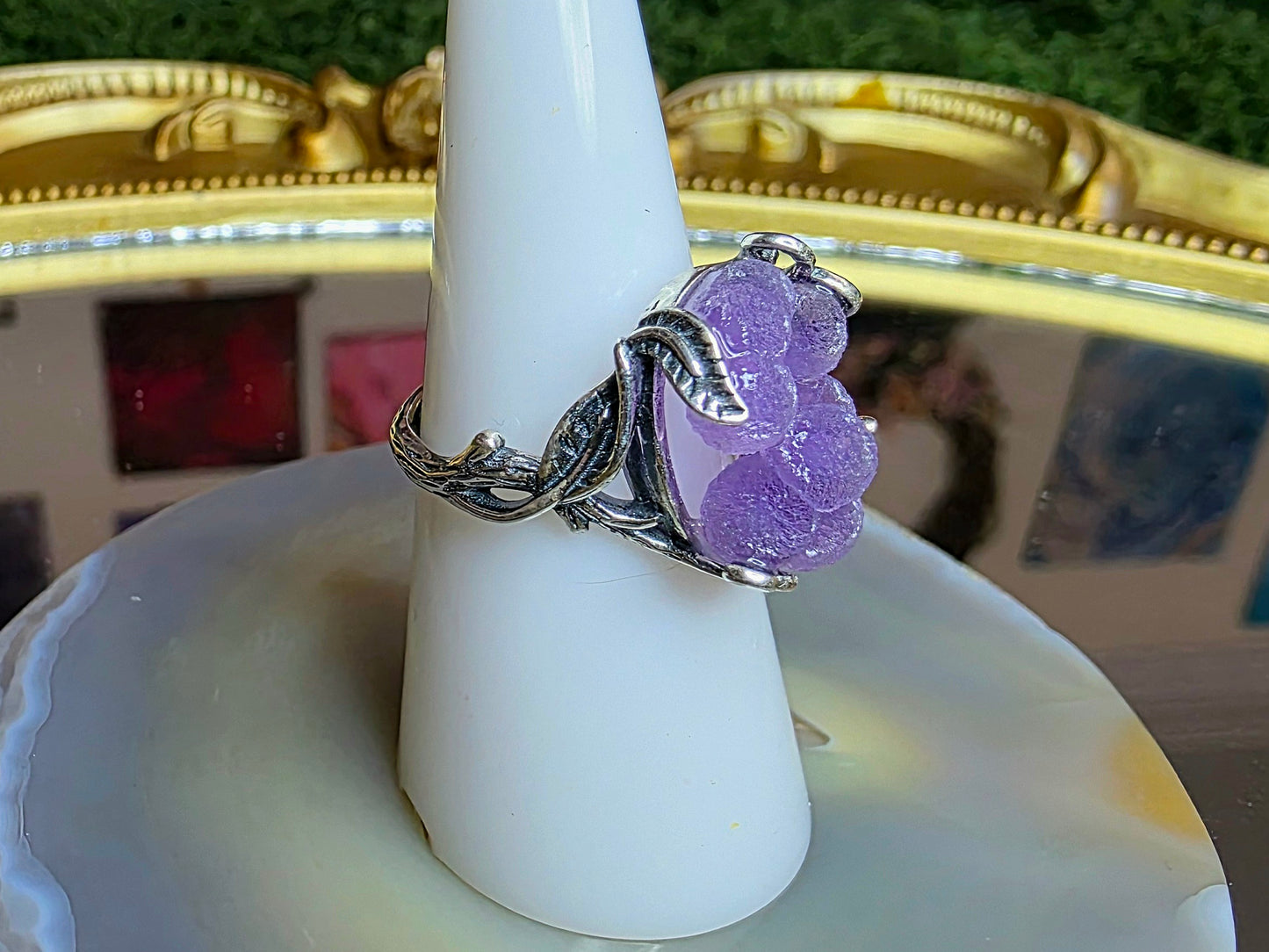 Grape Agate Ring A