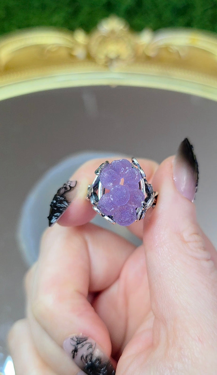 Grape Agate Ring A