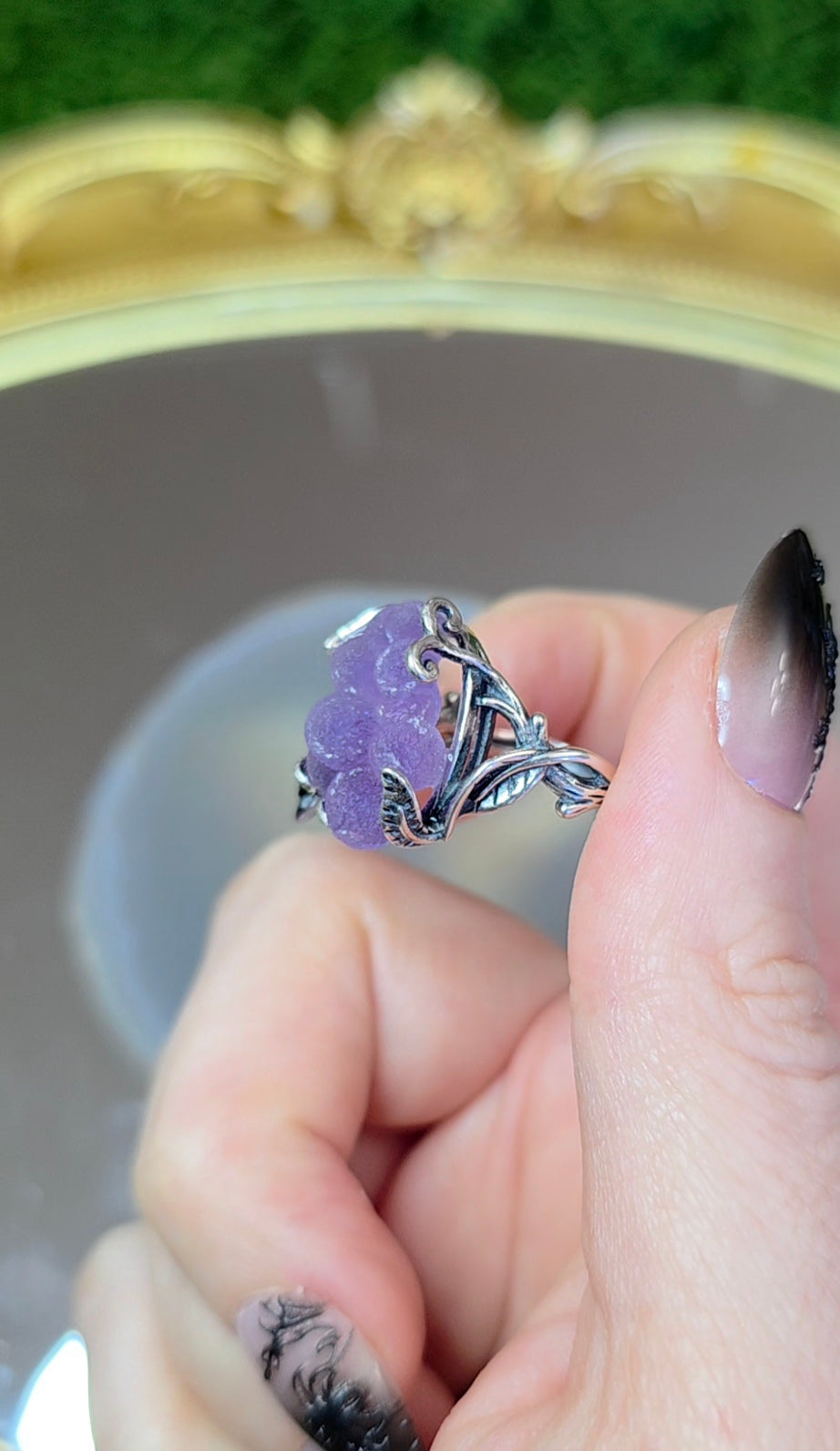 Grape Agate Ring A