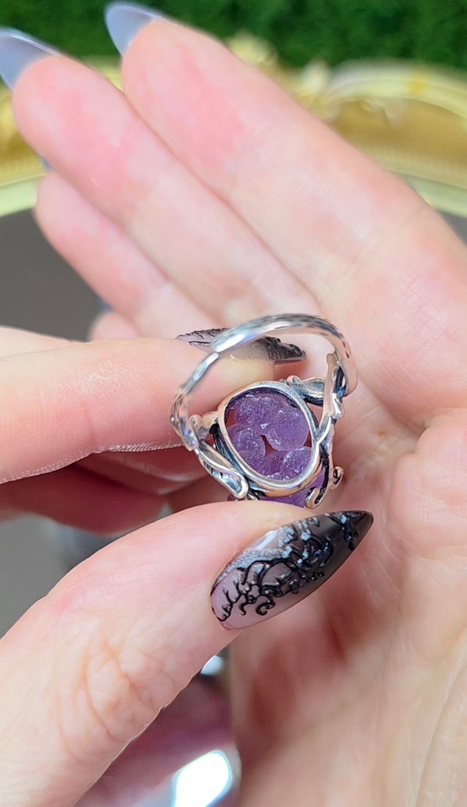 Grape Agate Ring A