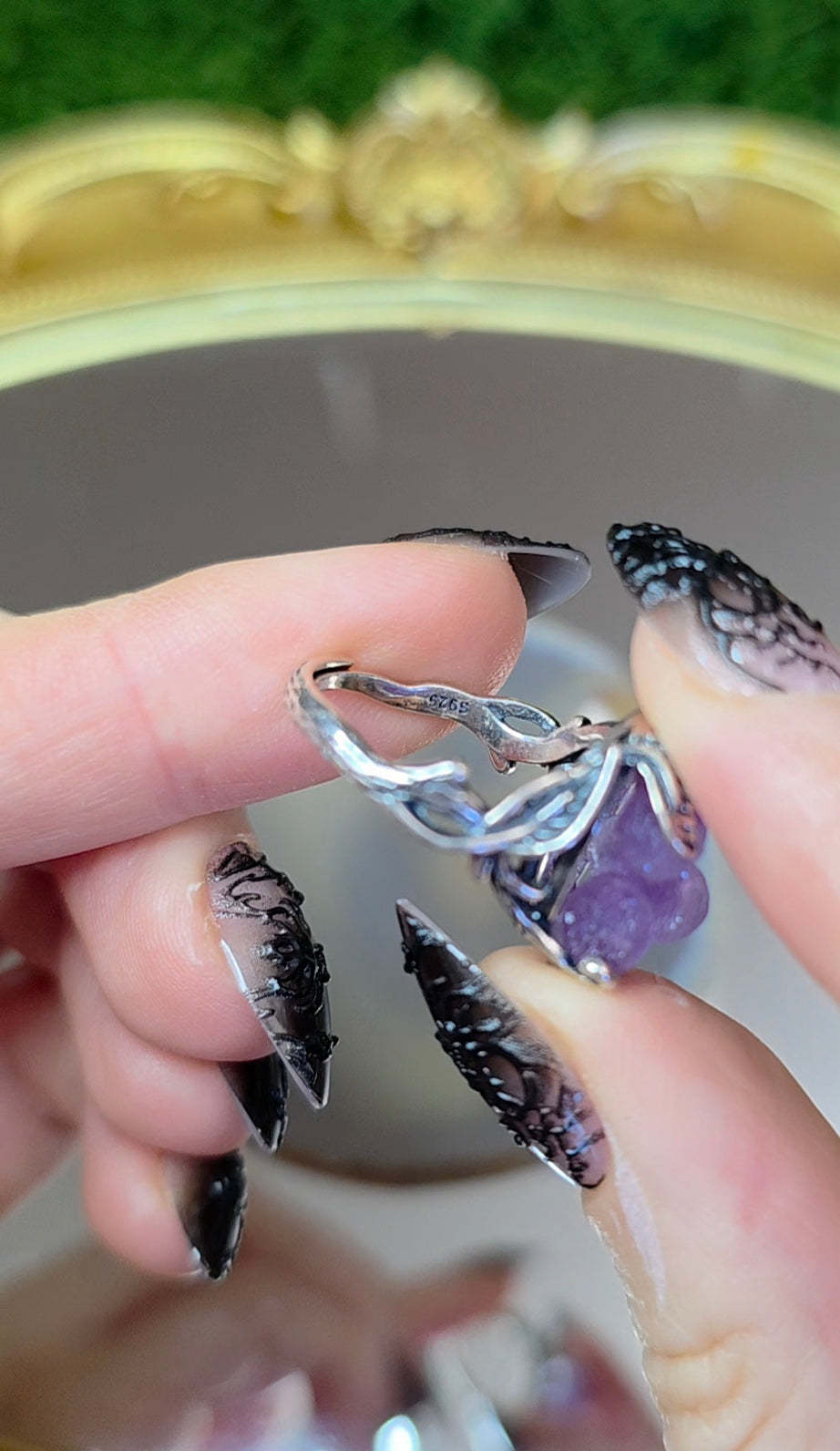 Grape Agate Ring A