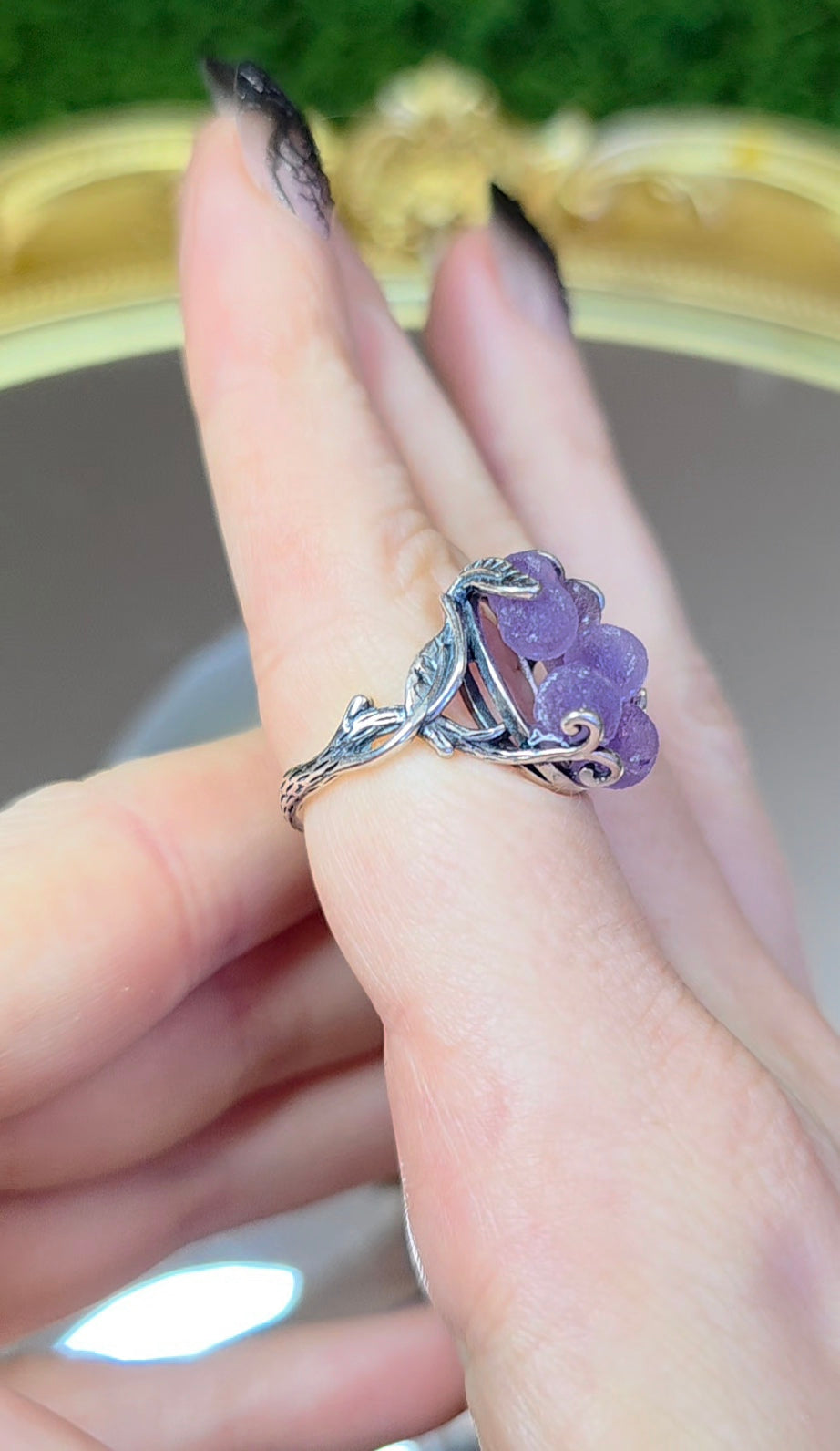 Grape Agate Ring A