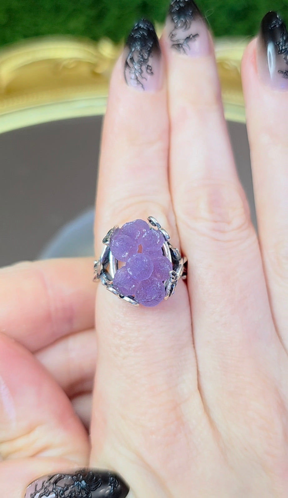 Grape Agate Ring A