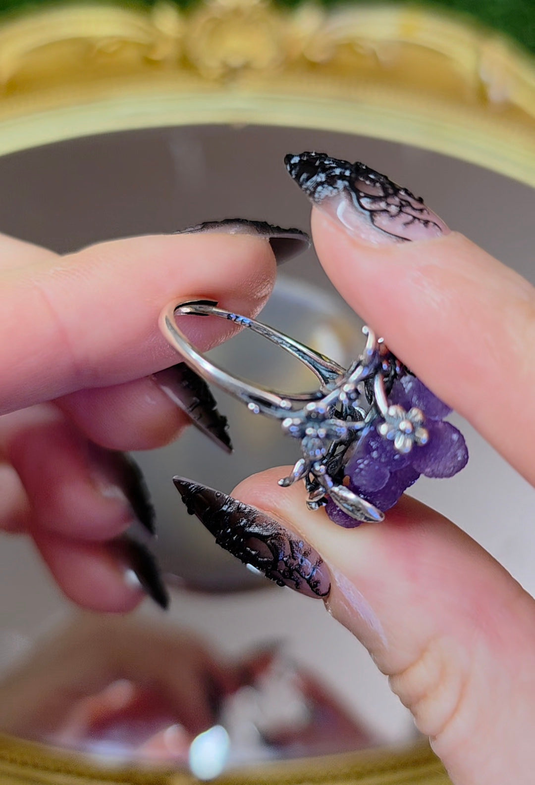 Grape Agate Ring B