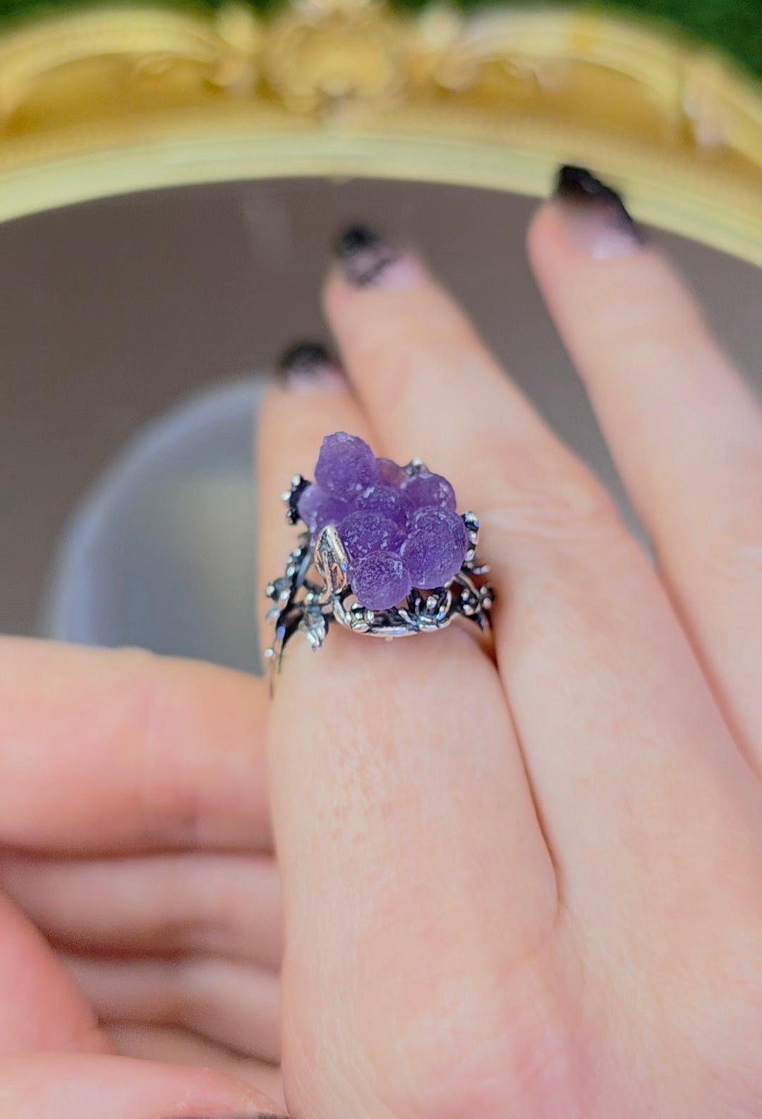Grape Agate Ring B