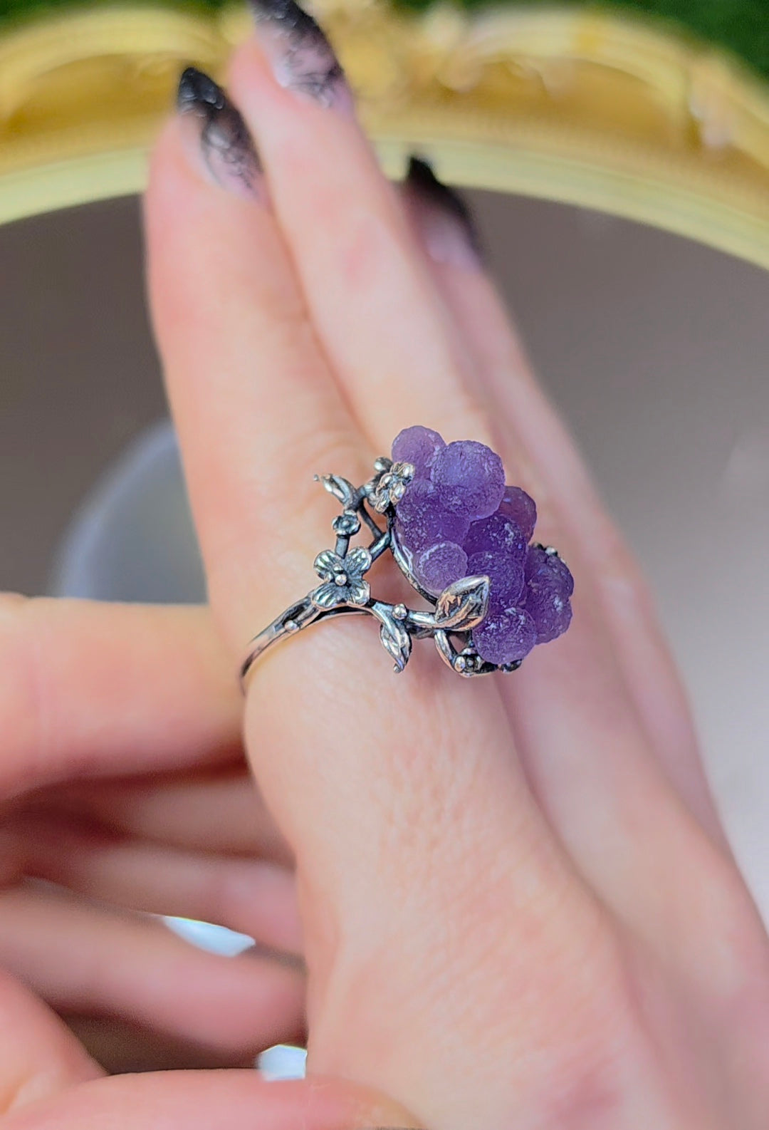 Grape Agate Ring B