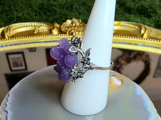 Grape Agate Ring B