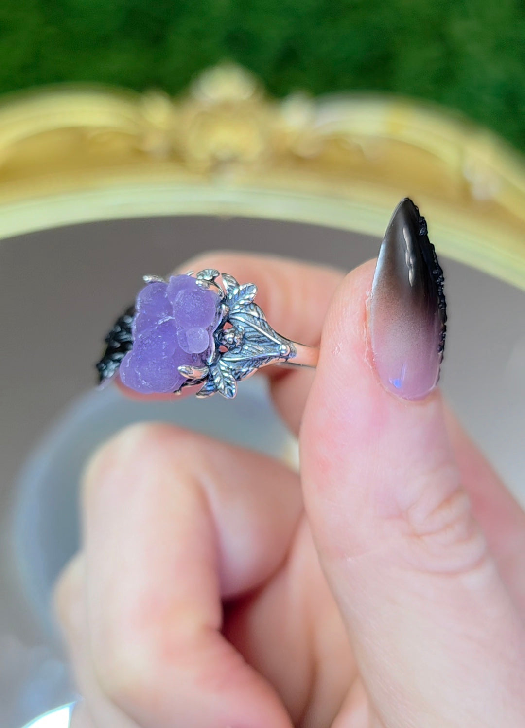 Grape Agate Ring C