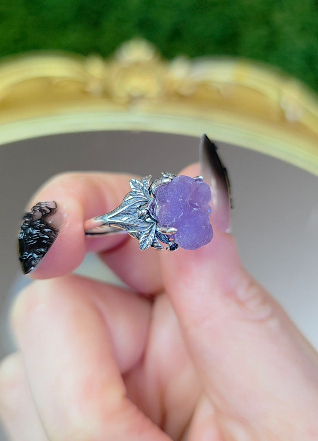 Grape Agate Ring C