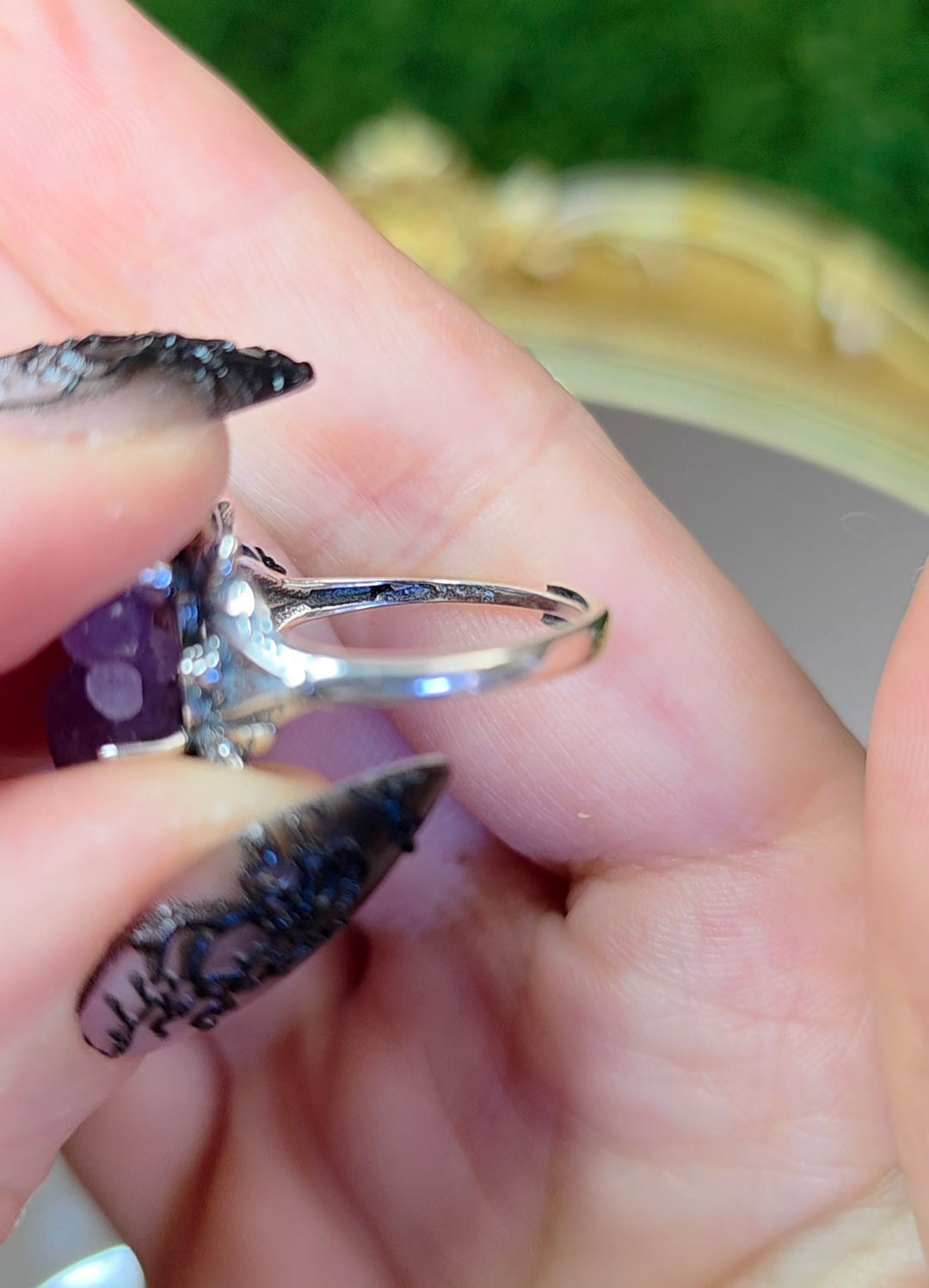 Grape Agate Ring C