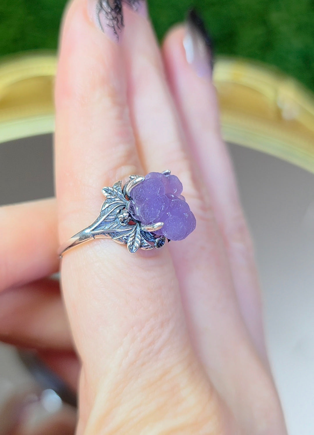 Grape Agate Ring C
