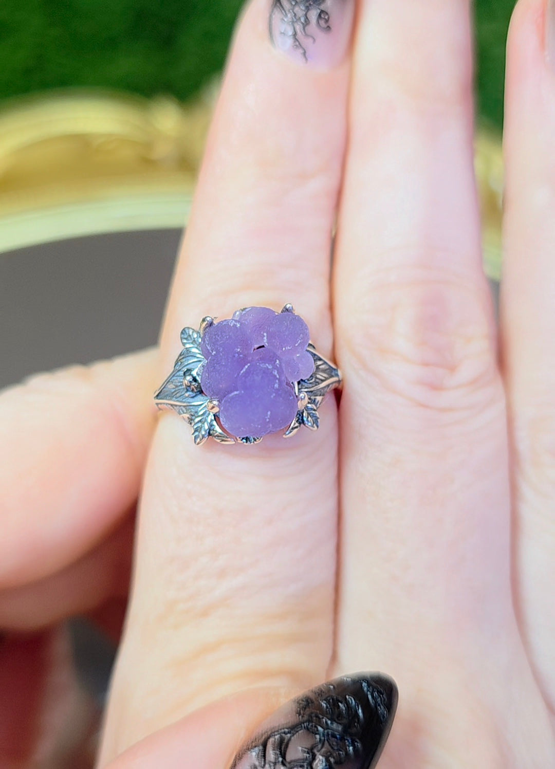 Grape Agate Ring C
