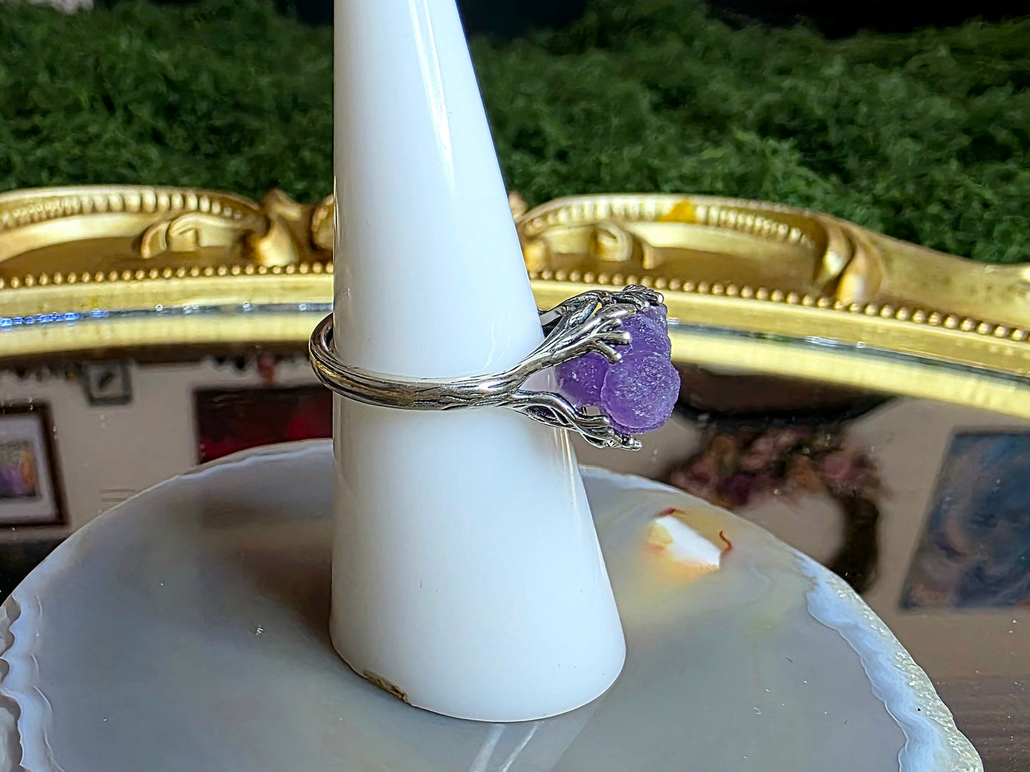 Grape Agate Ring D