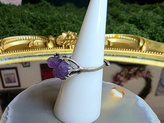 Grape Agate Ring D
