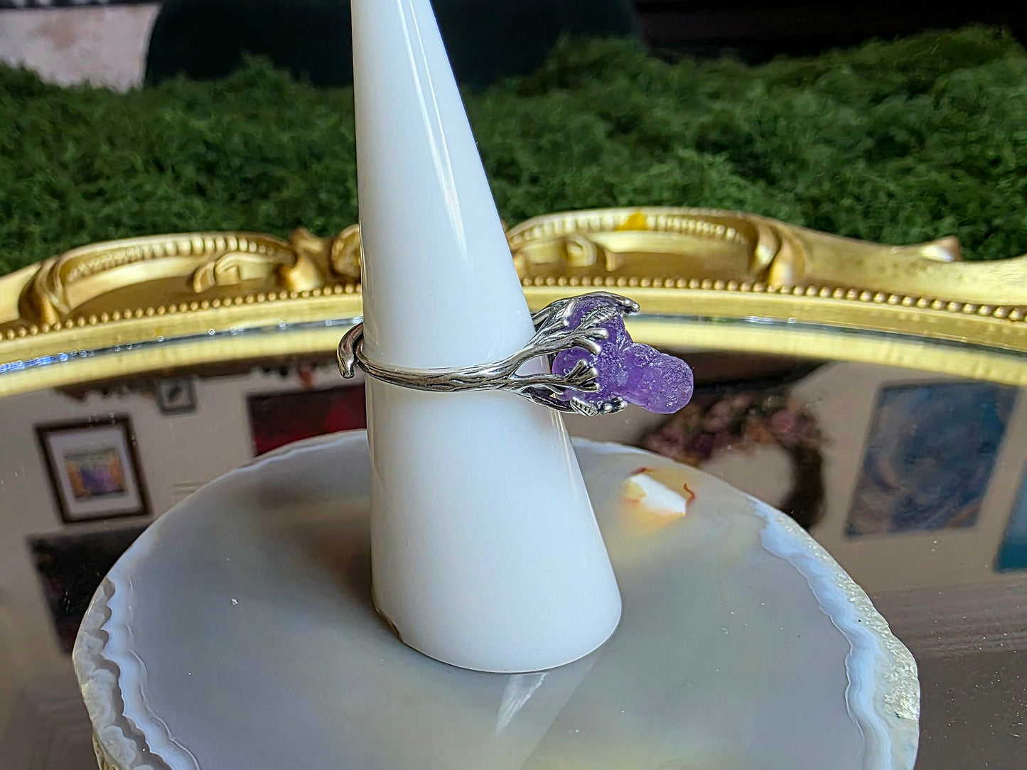 Grape Agate Ring E