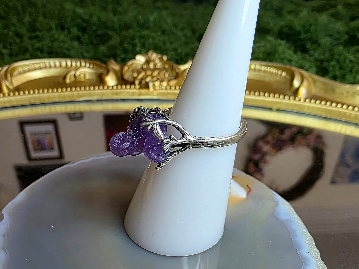 Grape Agate Ring E