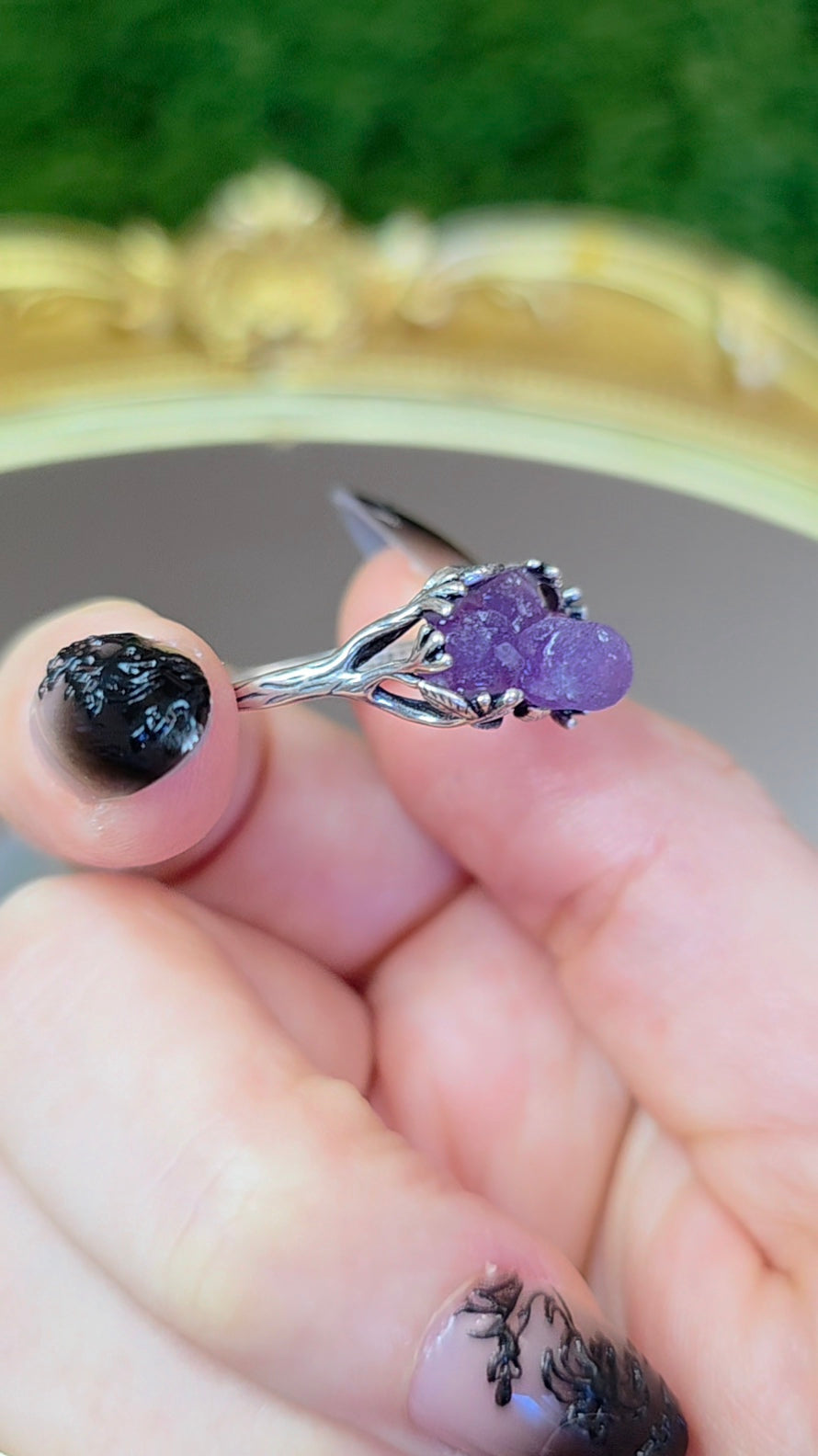 Grape Agate Ring E