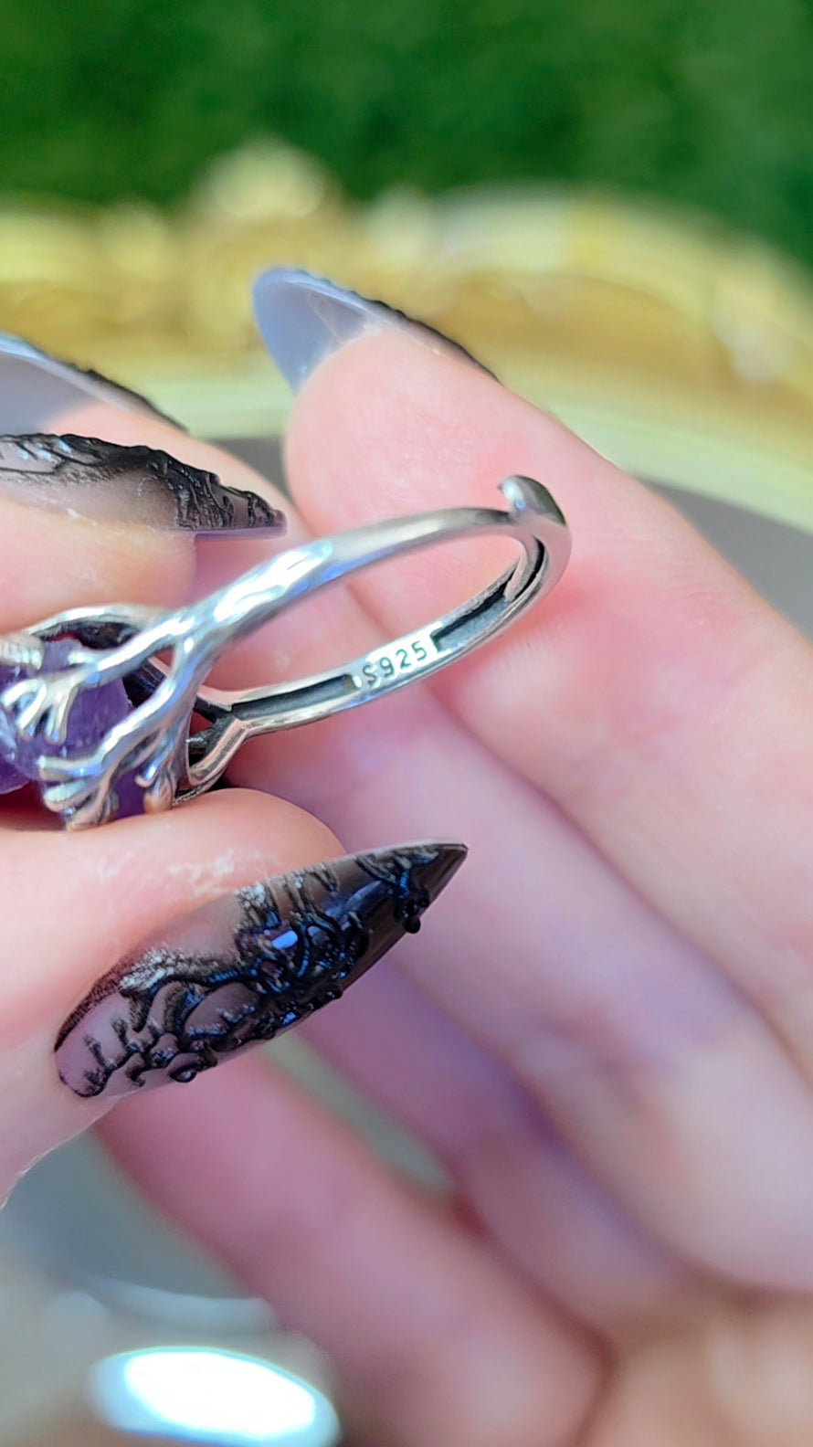 Grape Agate Ring E