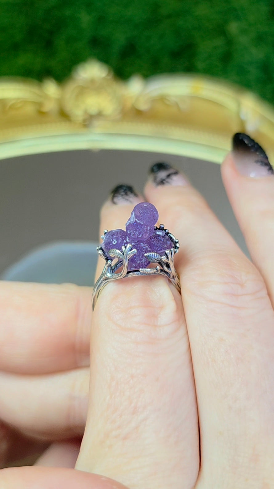 Grape Agate Ring E
