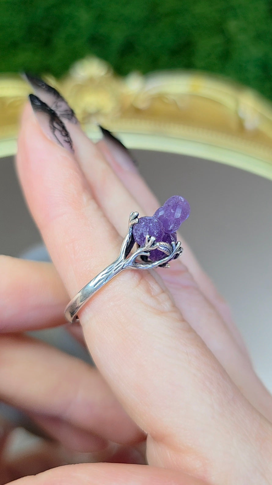 Grape Agate Ring E