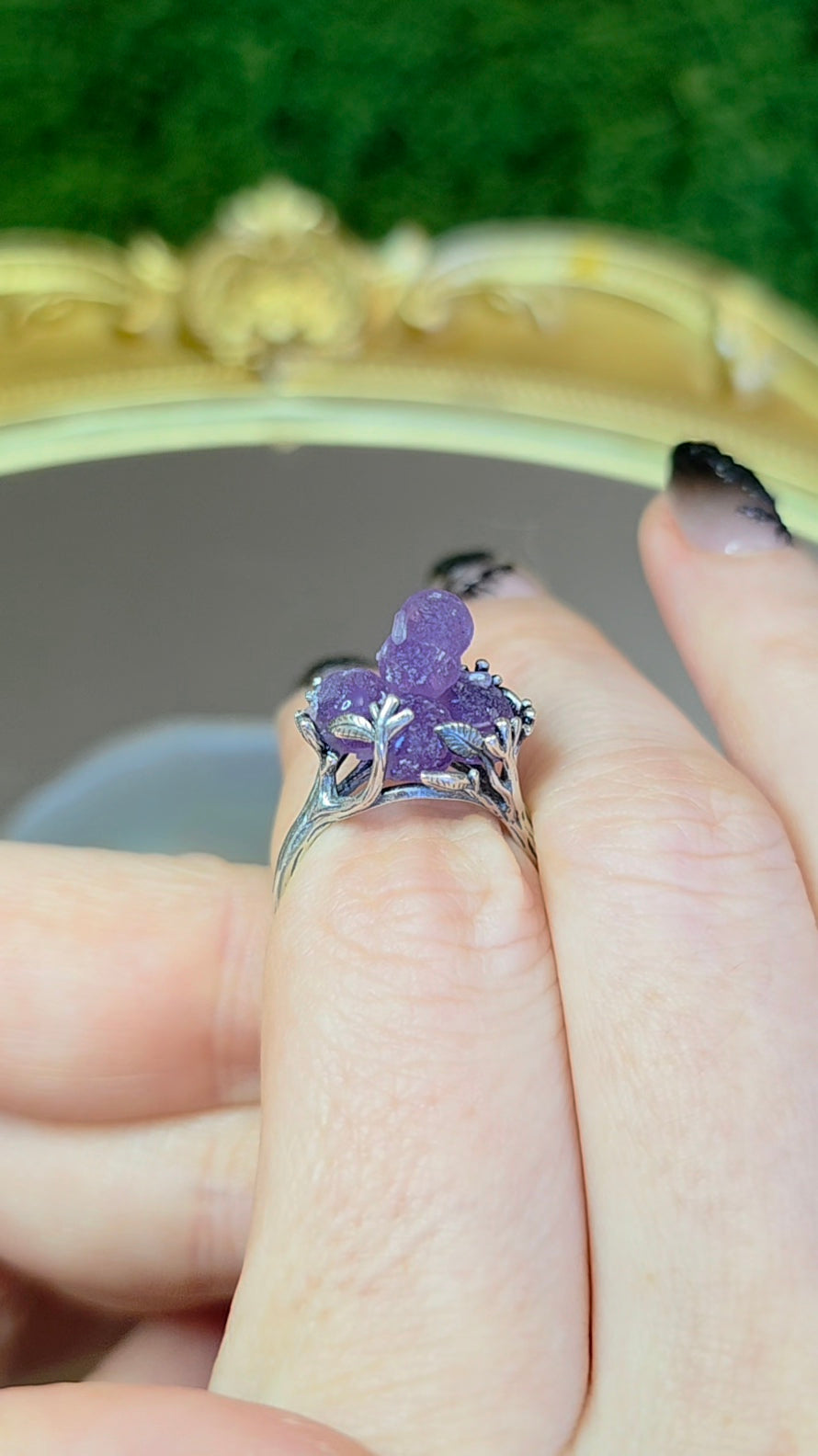 Grape Agate Ring E