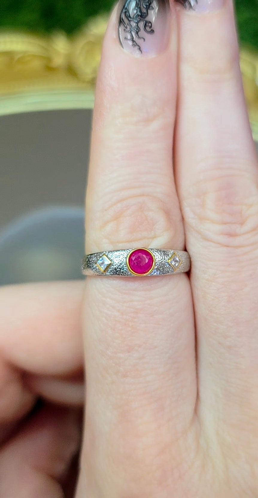 Ruby Stacking Ring