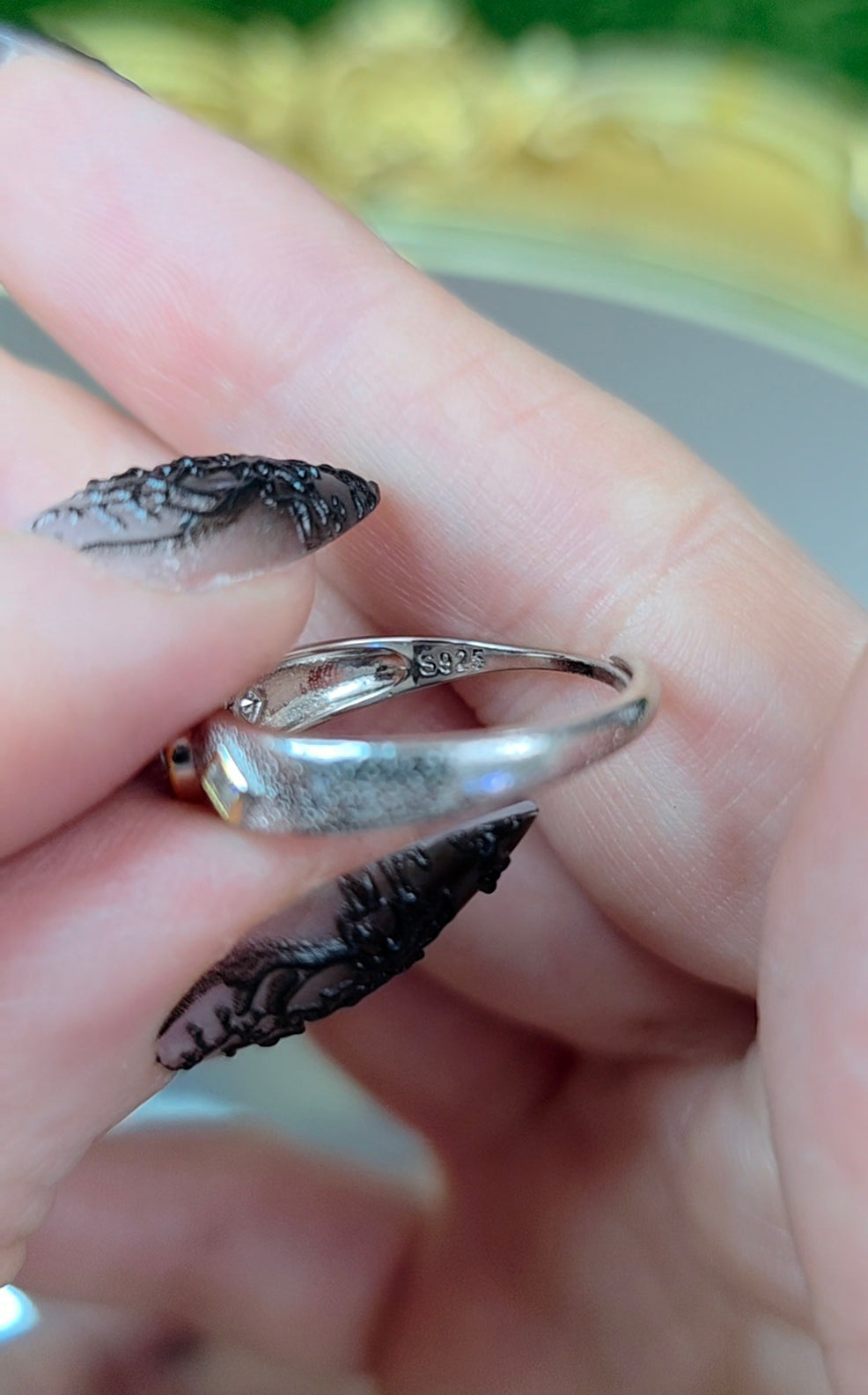 Blue Sapphire Stacking Ring