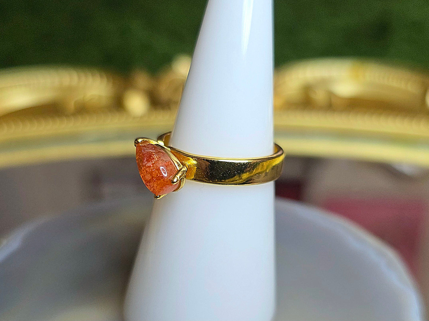 Golden Sunstone Wrap Ring A